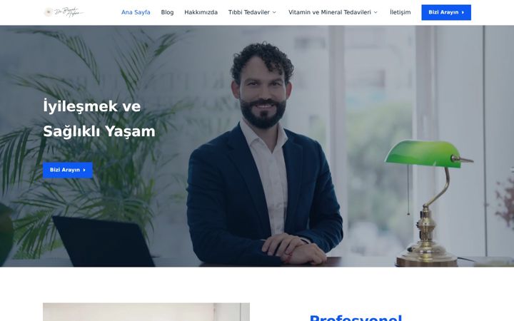 Screenshot of drburakayhan.com