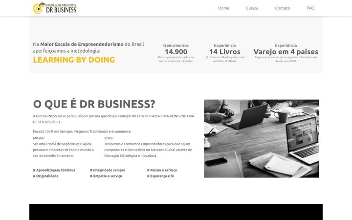 Captură de ecran a drbusiness.org