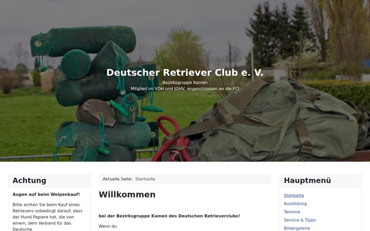Screenshot of drc-bzg-kamen.de