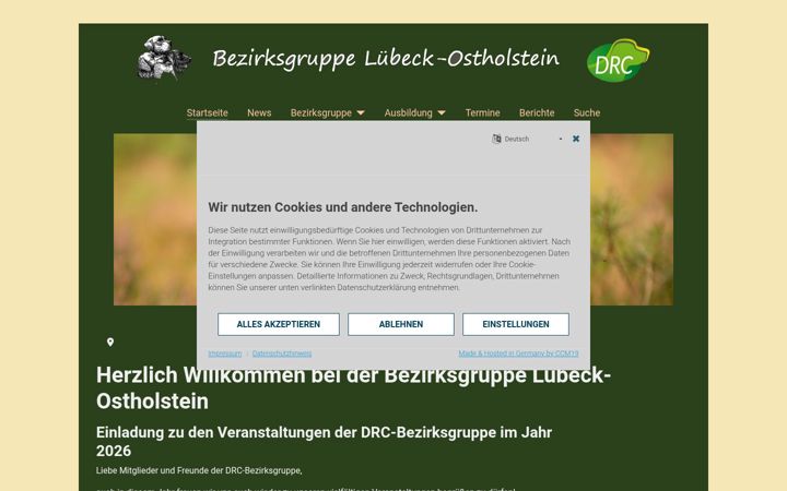 Screenshot of drc-bzg-luebeck.de