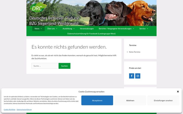 Screenshot of drc-bzg-siegerland-westerwald.de