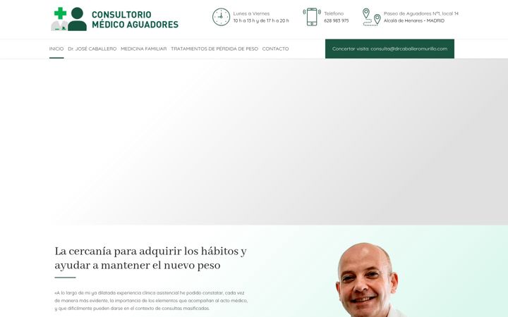Screenshot of drcaballeromurillo.com