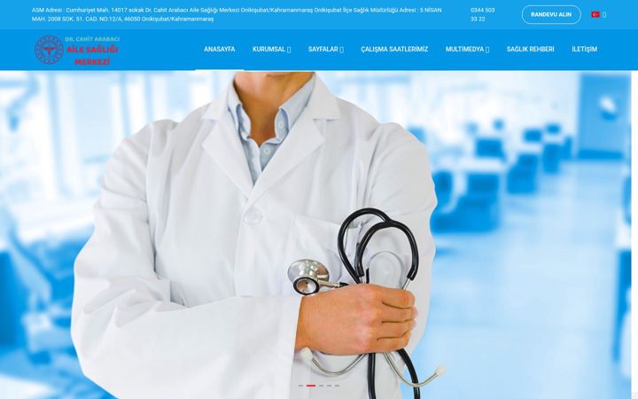 Screenshot of drcahitarabaciasm.com