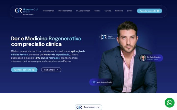 Екранна снимка на drcaiorondon.com.br
