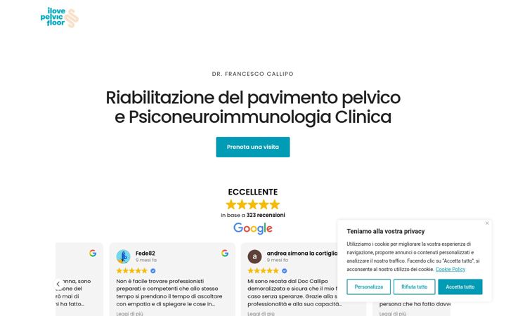 Screenshot of drcallipo.it