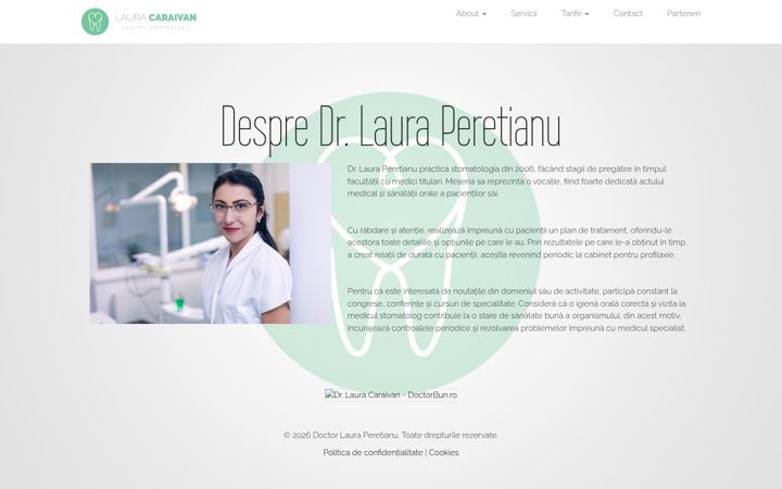 Screenshot of drcaraivan.ro