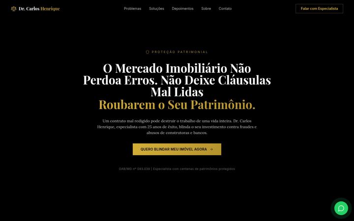 Екранна снимка на drcarlosdireitojf.adv.br