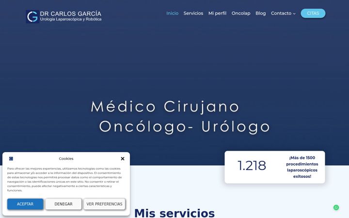 Screenshot of drcarlosgarciatuto.com