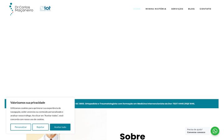 Екранна снимка на drcarlosmacaneiro.com.br