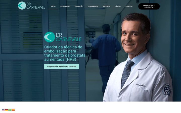 Screenshot of drcarnevale.com