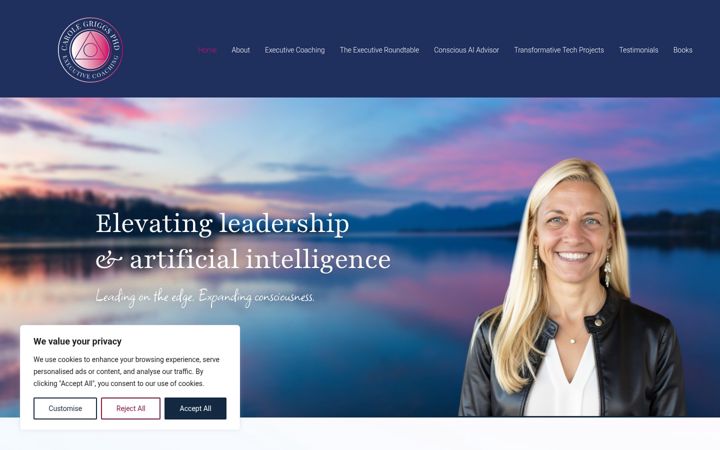 Screenshot of drcarolegriggs.com