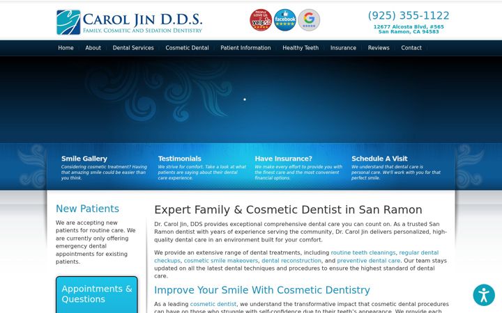 Screenshot of drcaroljin.com