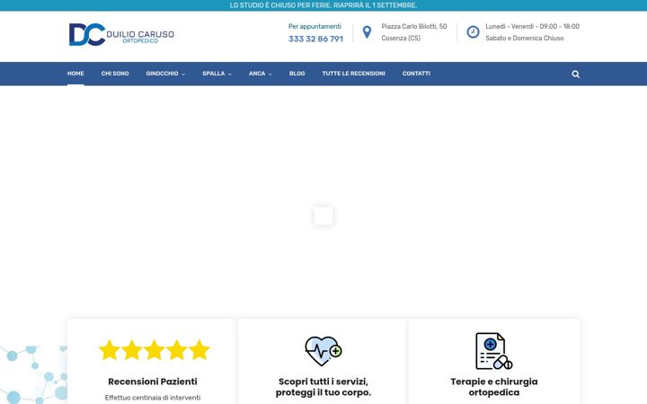 Screenshot of drcaruso.it