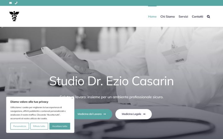 Screenshot of drcasarin.it