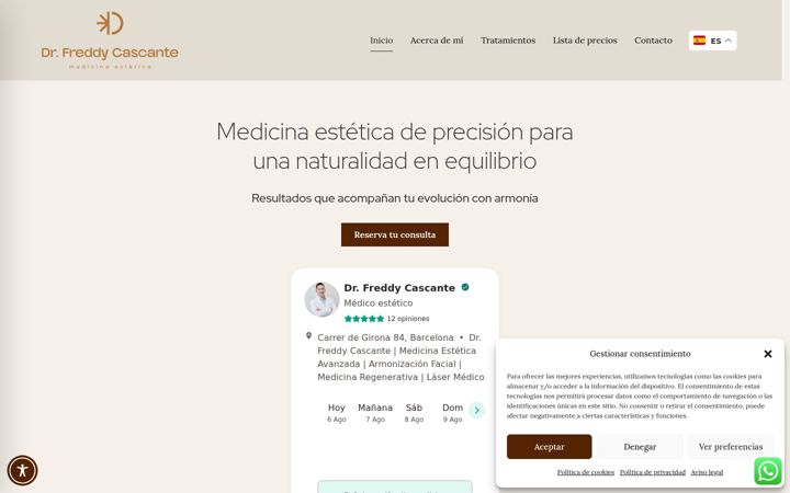 Screenshot of drcascante.net