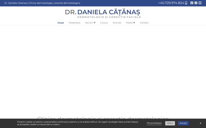 Screenshot of drcatanas.ro