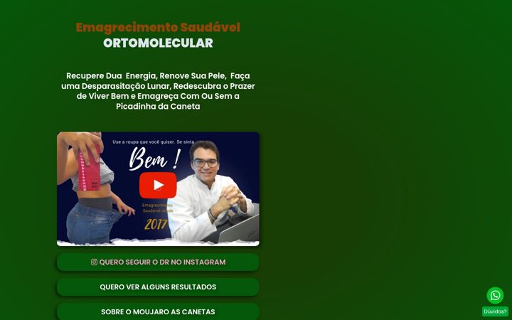 Screenshot of drceliodecarvalho.com