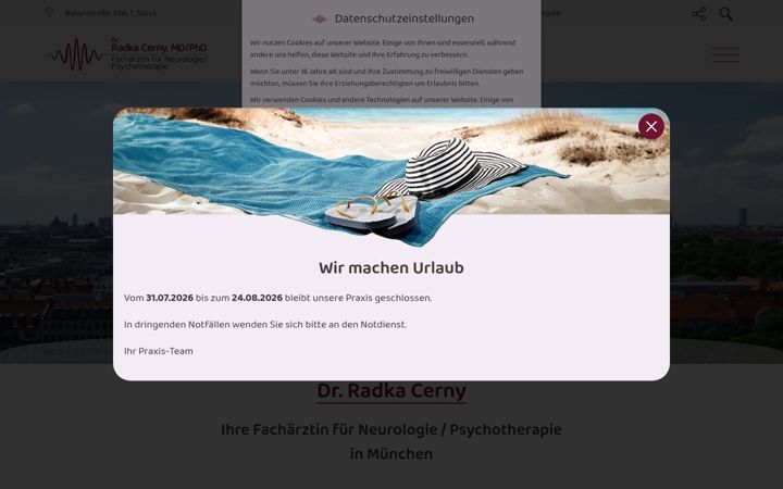 Screenshot of drcerny.de