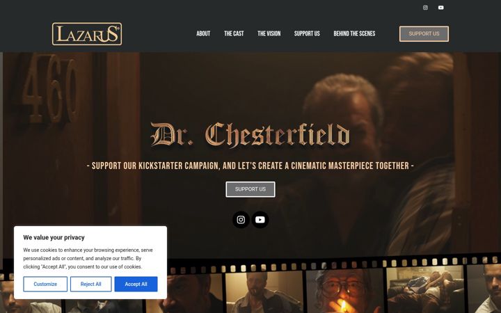 Screenshot of drchesterfield.com
