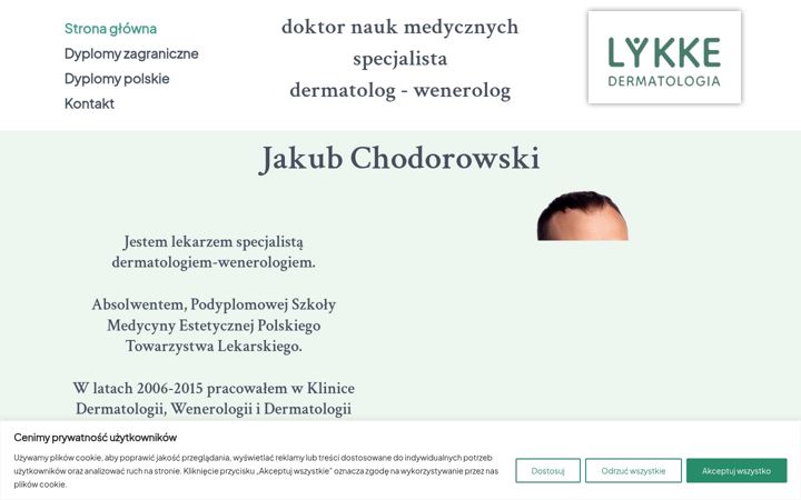Skærmbillede af drchodorowski.pl