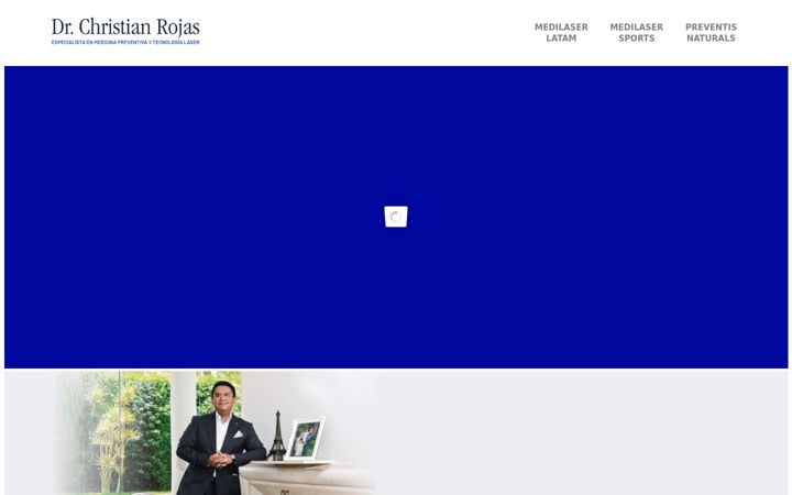 Screenshot of drchristianrojas.com