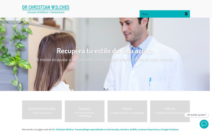 Screenshot of drchristianwilches.com