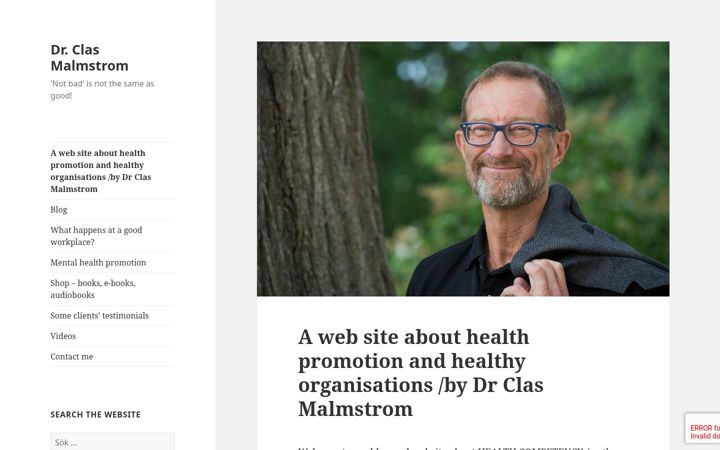 Screenshot of drclasm.com
