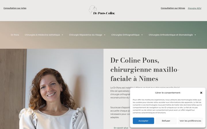 Screenshot of drcolinepons.com