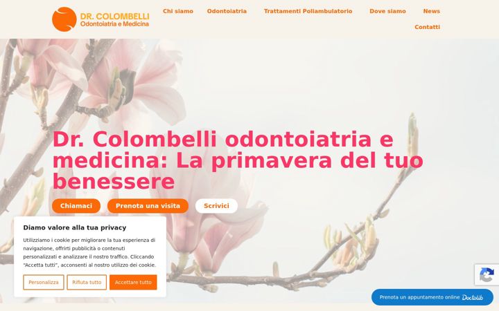 Screenshot of drcolombelli.it