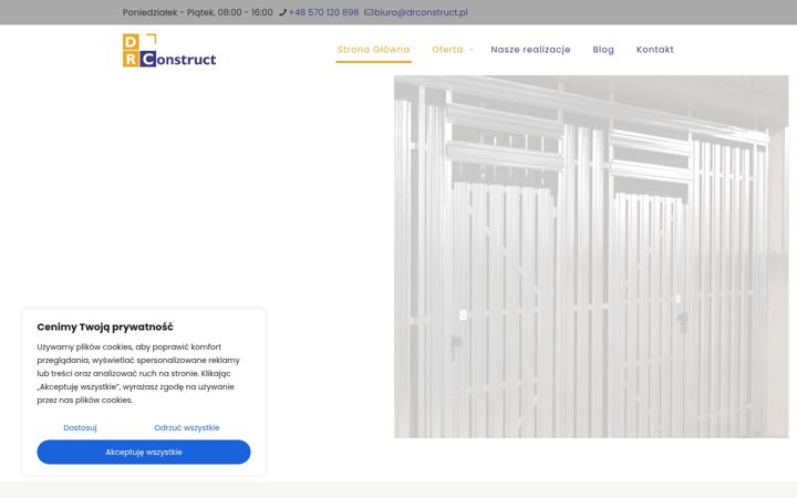 Skærmbillede af drconstruct.pl
