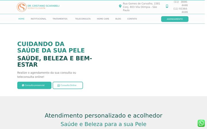 Screenshot von drcristiano.com.br