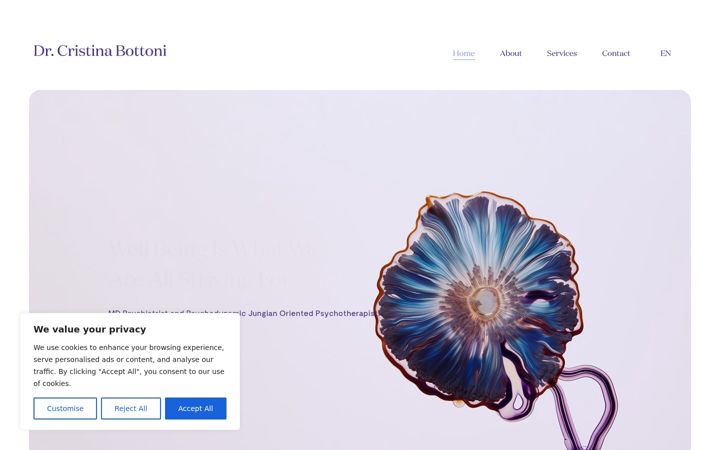Screenshot of drcristinabottoni.com