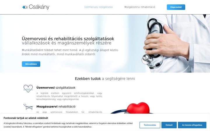 Ekrānuzņēmums no drcsakany.hu