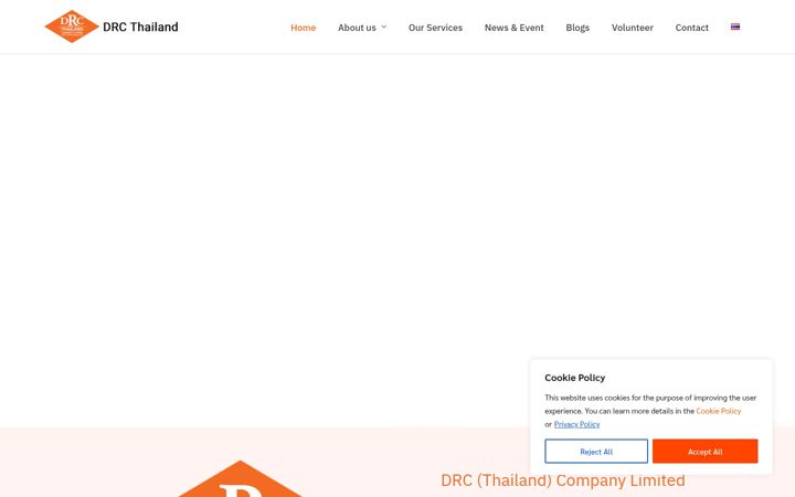 Screenshot of drcthailand.com