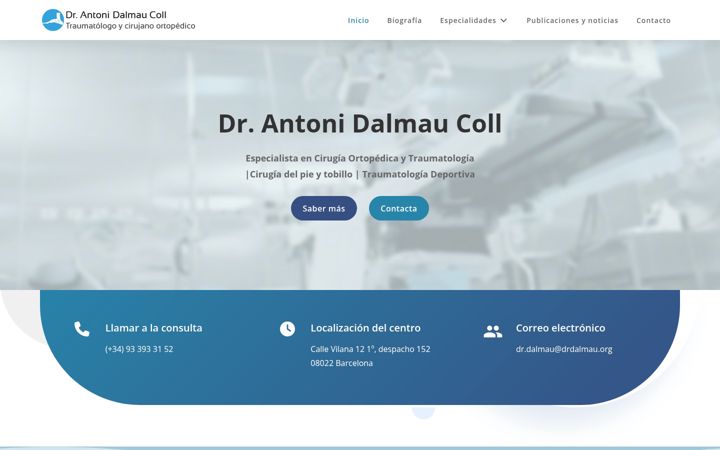 Captură de ecran a drdalmau.org