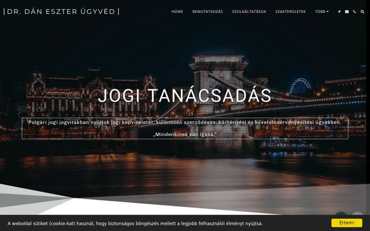 Screenshot of drdaneszterugyved.com
