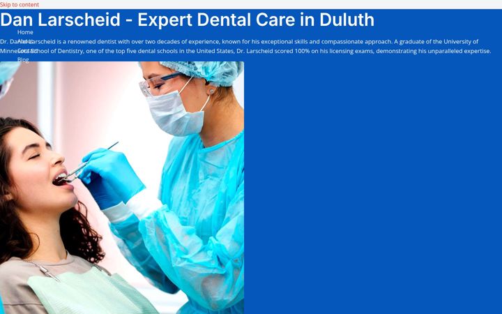 Screenshot of drdaniellarscheid.com