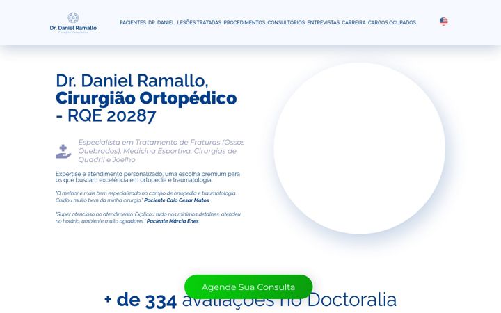 Screenshot von drdanielramallo.com.br