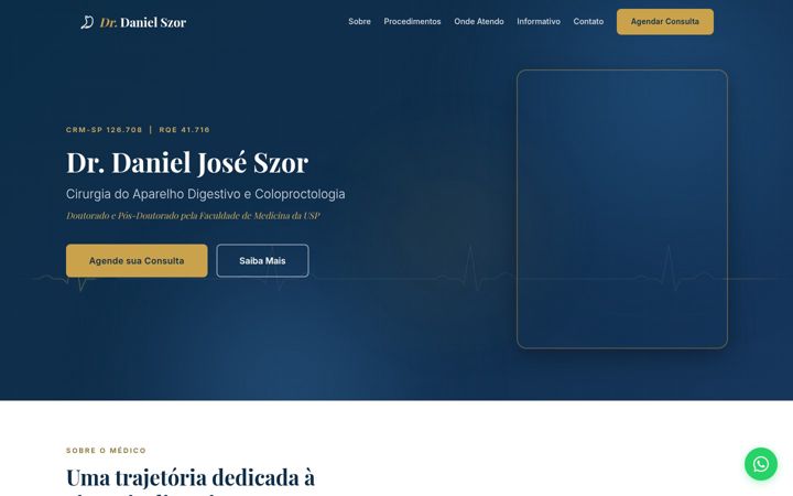 Screenshot von drdanielszor.com.br