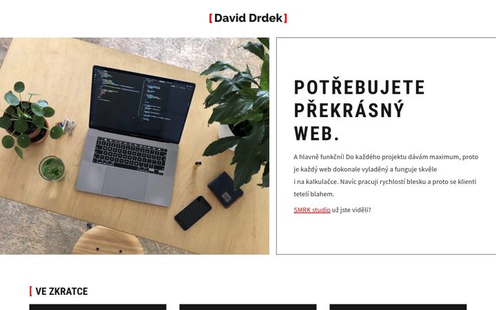Snímek obrazovky drdek.cz