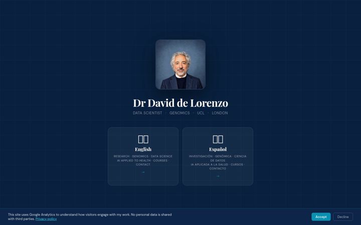 Screenshot of drdelorenzo.com