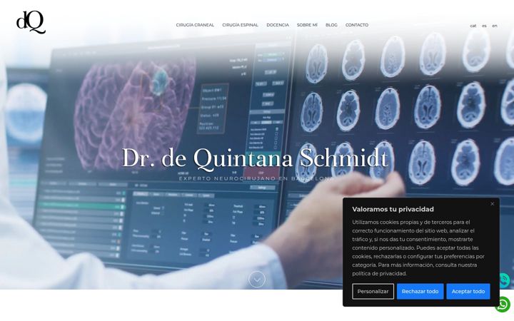 Screenshot of drdequintana.com