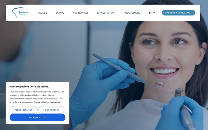 Screenshot of drdesnoyers.com