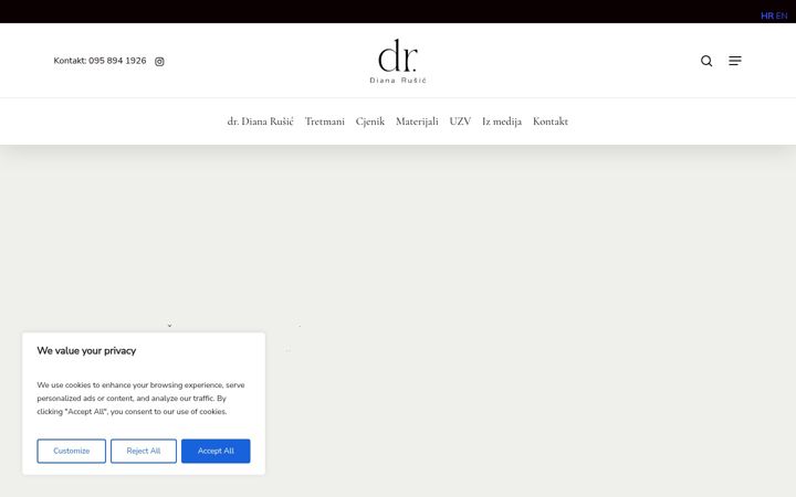 Screenshot of drdianarusic.com