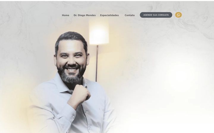 Ekraanipilt saidist drdiegopsiquiatra.com.br