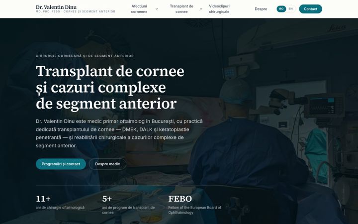Screenshot of drdinu.ro