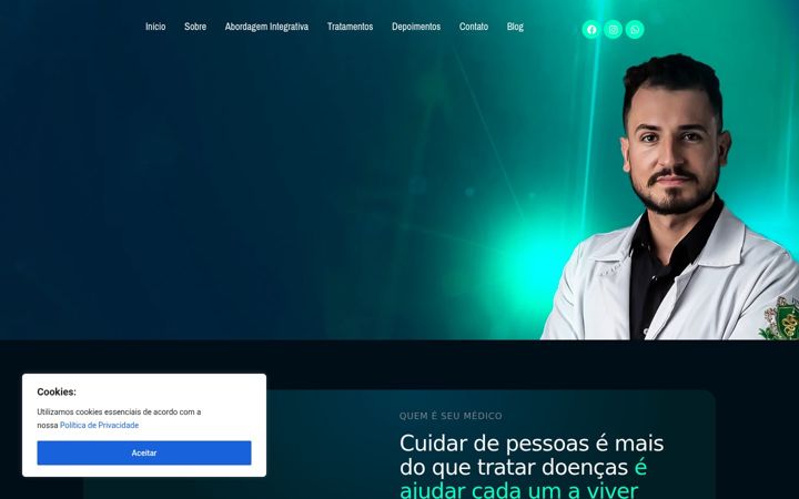 Ekraanipilt saidist drdiogoleseux.com.br
