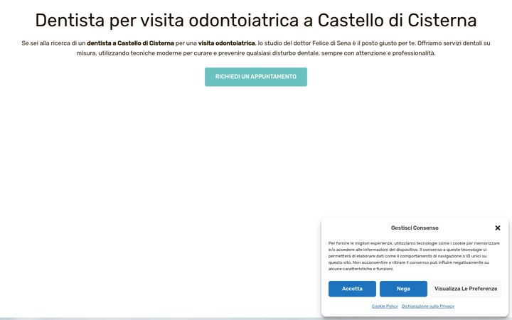 Screenshot of drdisenafelice.it
