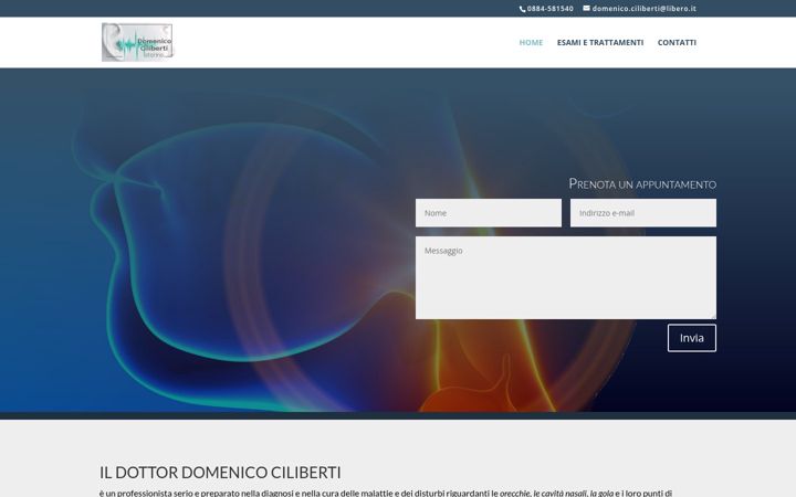 Screenshot of drdomenicociliberti.it