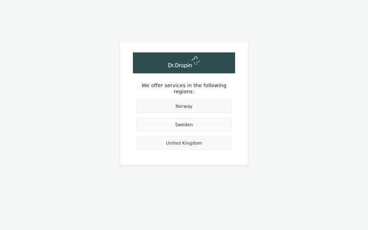 Screenshot of drdropin.com
